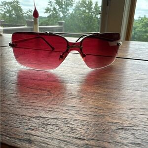 RARE Guess Burgundy Sunglasses GU 224 Axel Sl 67 00-145
